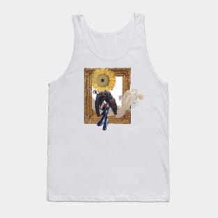 Sunflower sitting on top of the world Tank Top